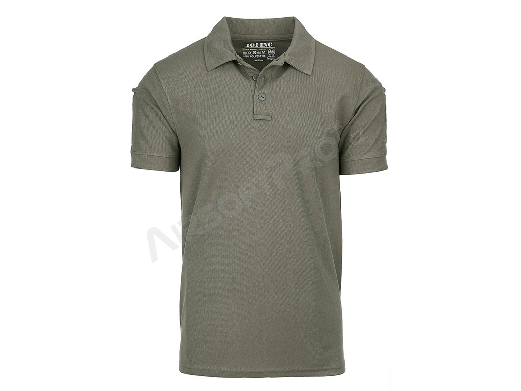 Pánske polo tričko Tactical Quick Dry - olivové, vel.XL [101 INC]