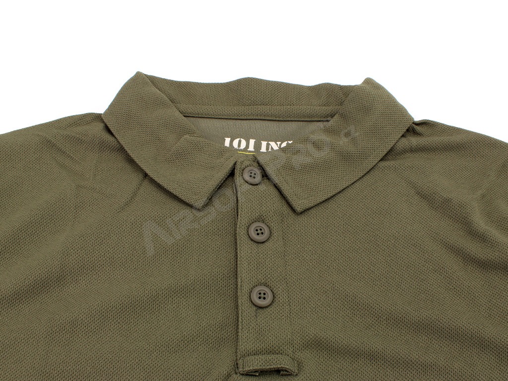 Pánske polo tričko Tactical Quick Dry - olivové, vel.3XL [101 INC]