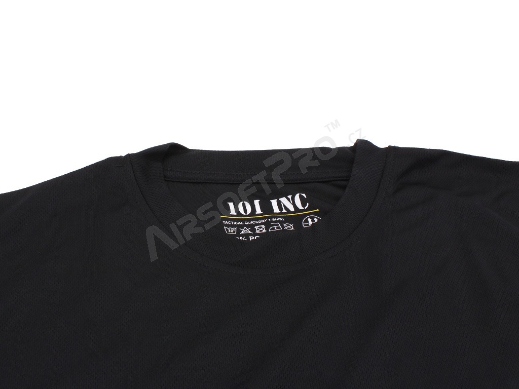 Tričko Tactical Quick Dry - čierné, veľ.XL [101 INC]