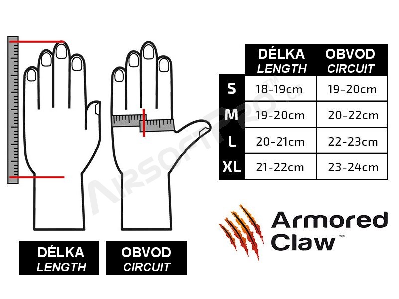 Vojenské taktické rukavice Shield Flex™ - TAN, vel.XXL [Armored Claw]