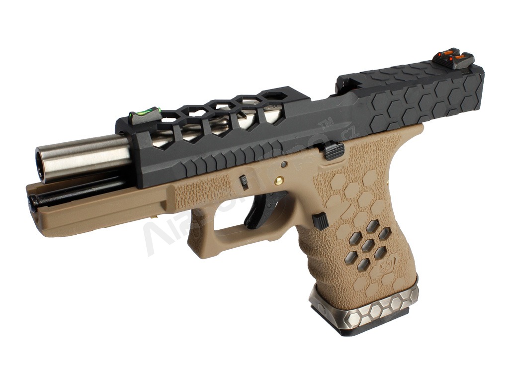 Airsoftová pištoľ G-HexCut VX01 - čierná/TAN [AW Custom]