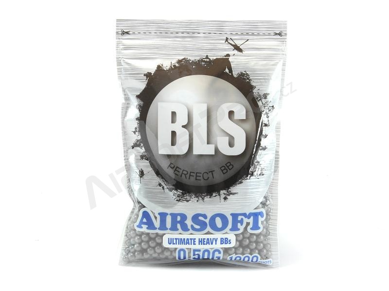 Airsoftové guličky BLS Stainless 0,50 g | 1000ks - šedé [BLS]