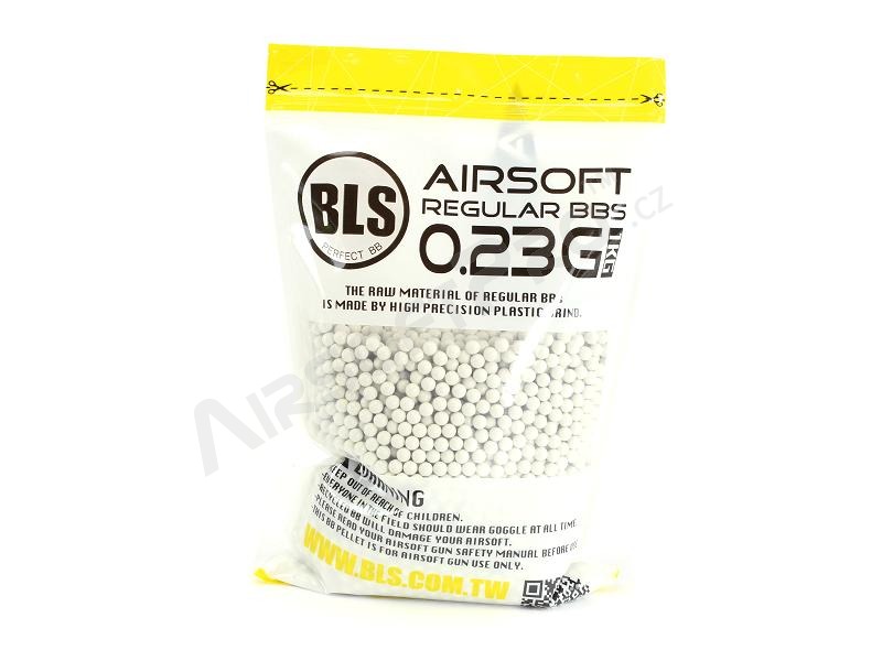 Airsoftové guličky BLS Precision Grade 0,23 g | 4300 ks | 1 kg - biele [BLS]