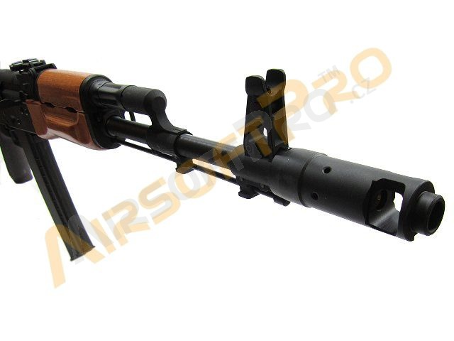 Airsoftová zbraň AK-74N - oceľ, laminované drevo (CM.048) [CYMA]