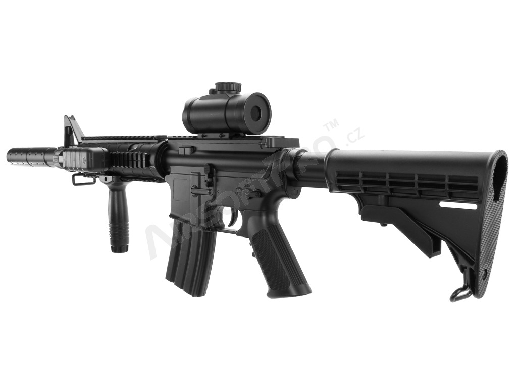 Airsoftová zbraň M4 RIS M83A2, kompletný set s príslušenstvom [Double Eagle]