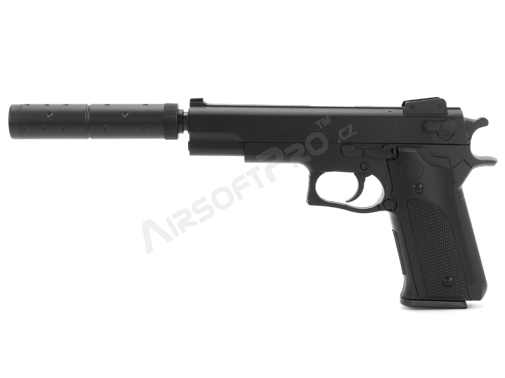 Airsoftová manuálna pištoľ M24 s tlumičom [Double Eagle]