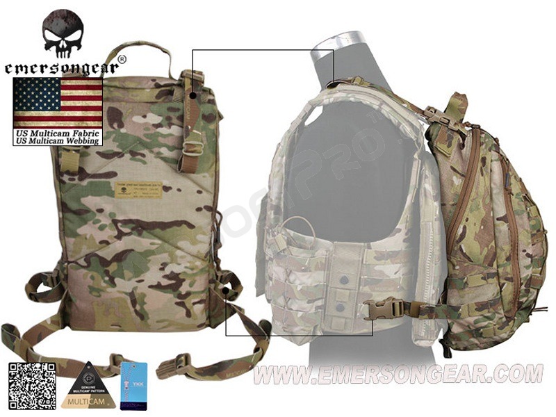 Vojenský batoh Operator s možnosťou pripevnenia na vestu, 13,5L - Multicam Arid [EmersonGear]