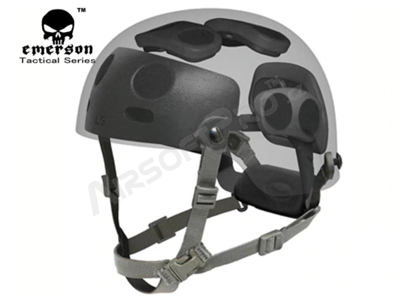 Náhradné remení a polstrovanie do helmy, pieskové (DE) [EmersonGear]