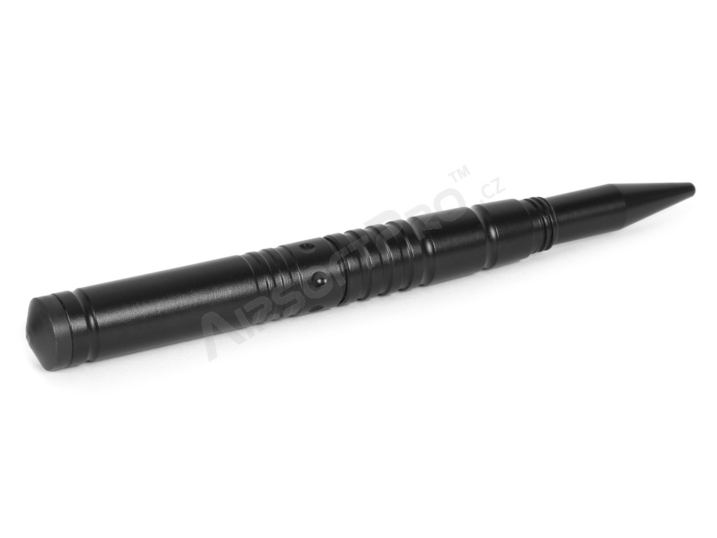 Kompaktné taktické pero s rozbíjačom skiel KBT-03 - čierné [ESP]