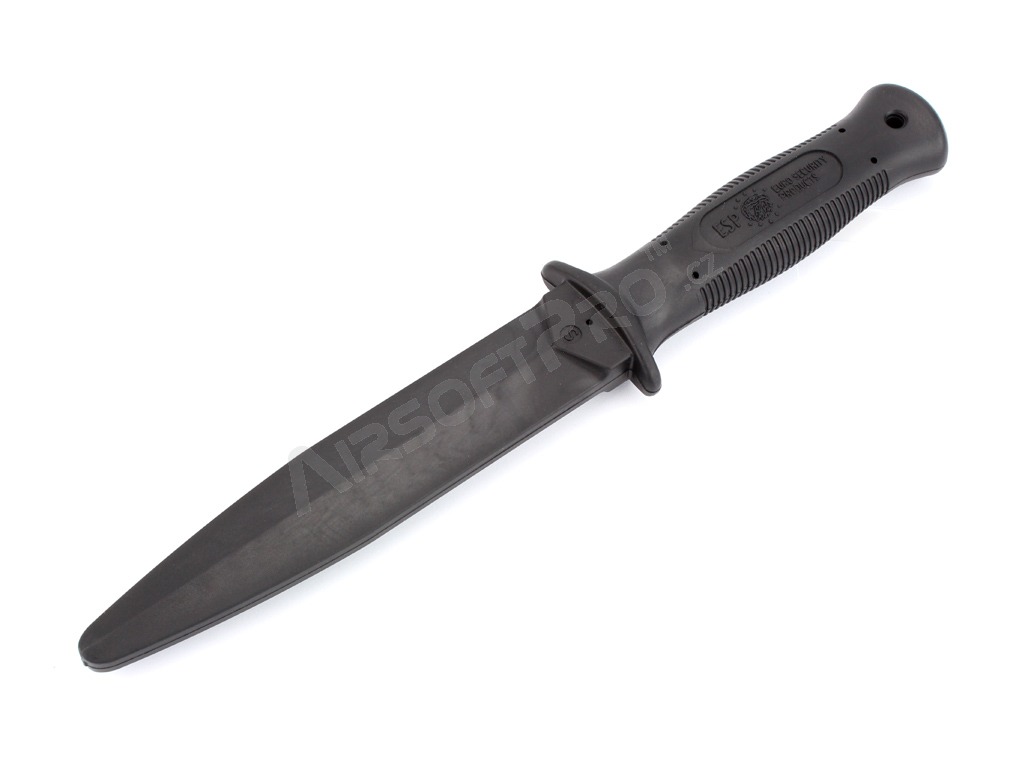 Tréningový nôž TK-01-S (mäkšia verzia) - čierný [ESP]