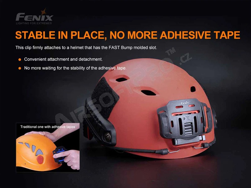 Držiak na helmu s NVG montážou ALG-04 pre svietidlá HL55, HL60R, HM61R, HM65R a HM70R [Fenix]