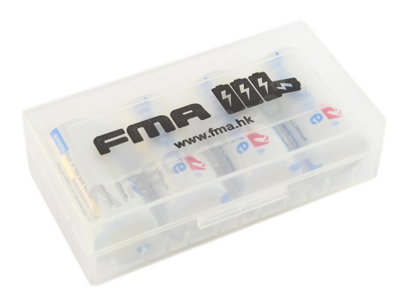 Krabička na 4 kusy batérií CR123 [FMA]