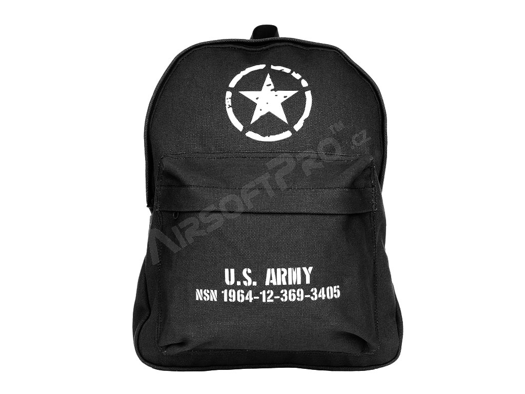 Detský batoh 11L U.S. Army - čierny [Fostex Garments]