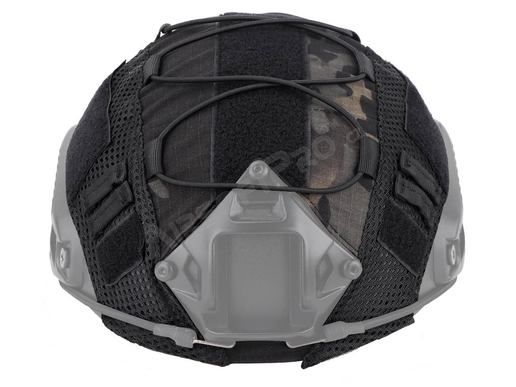 Poťah na helmu FAST s elastickou šnúrkou - Multicam Black [Imperator Tactical]