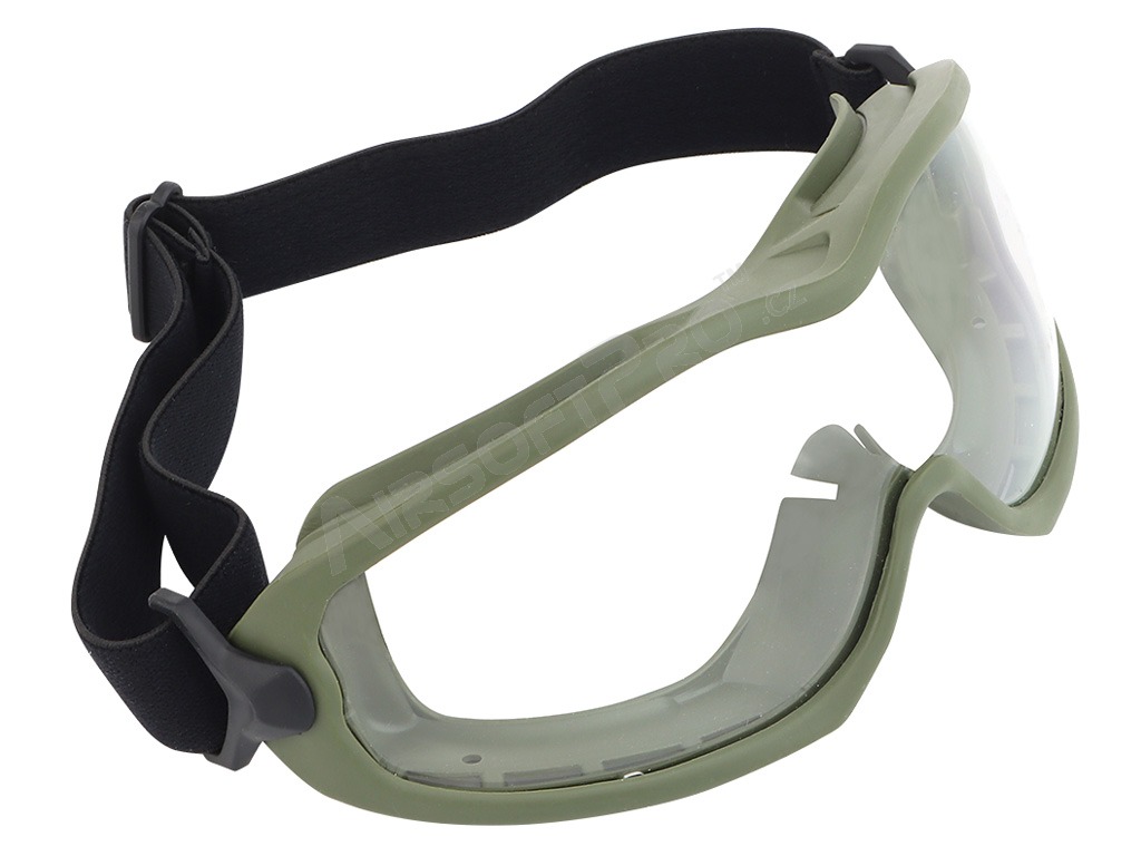 Ochranné okuliare olivové - číre [Imperator Tactical]