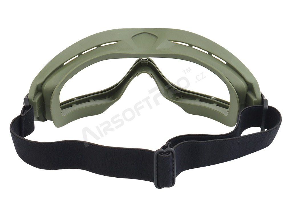 Ochranné okuliare olivové - číre [Imperator Tactical]