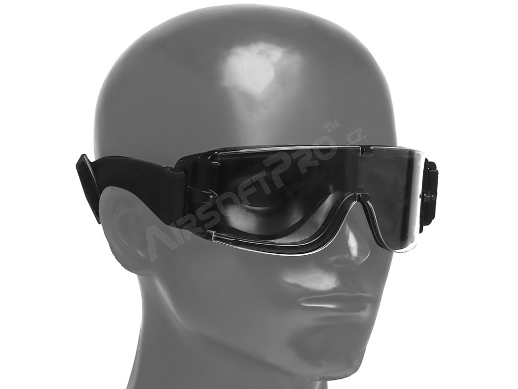 Taktické okuliare ATF čierne - číre, tmavé, žlté [Imperator Tactical]