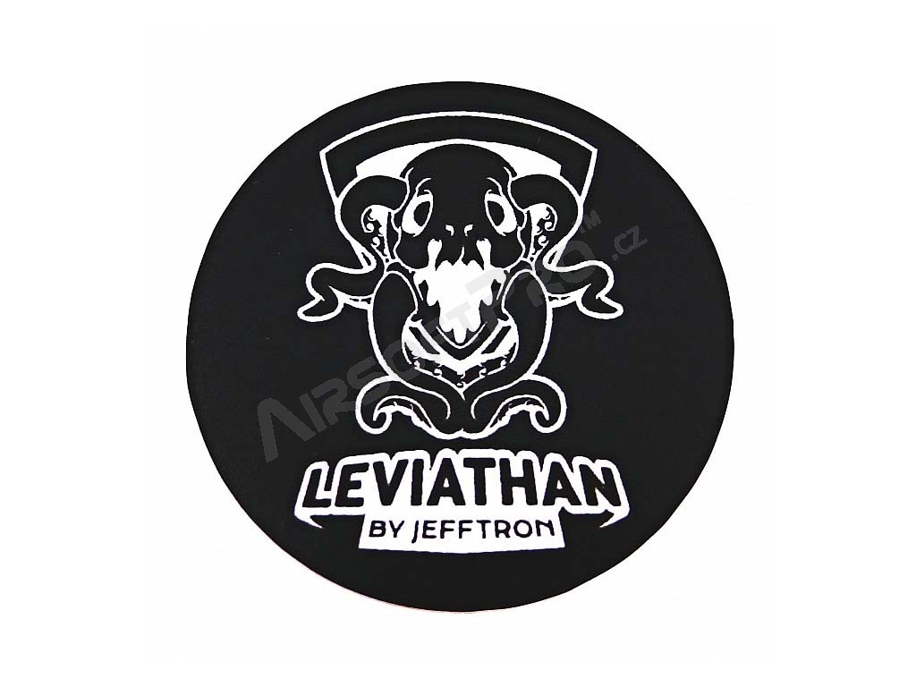 Leviathan samolepka - čierna [JeffTron]