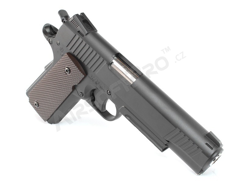 Airsoftová pištoľ CQBP M45A1 CO2, kovový záver, non-BlowBack - čierna [KWC]