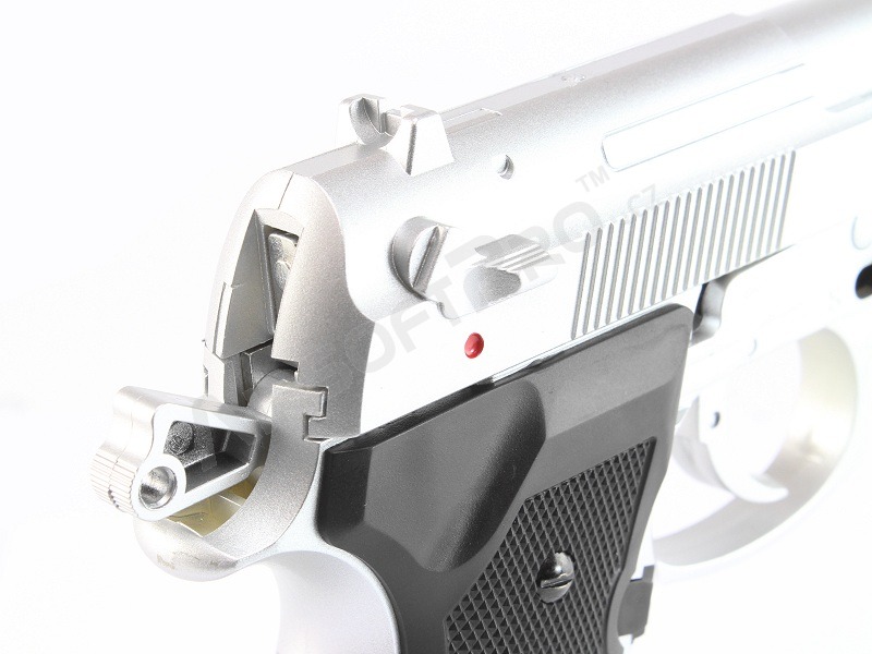 Airsoft pištole M92F - strieborná [KWC]