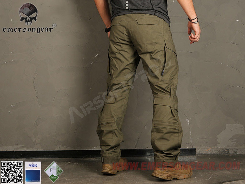 Maskáčové bojové nohavice E4 - Ranger Green [EmersonGear]