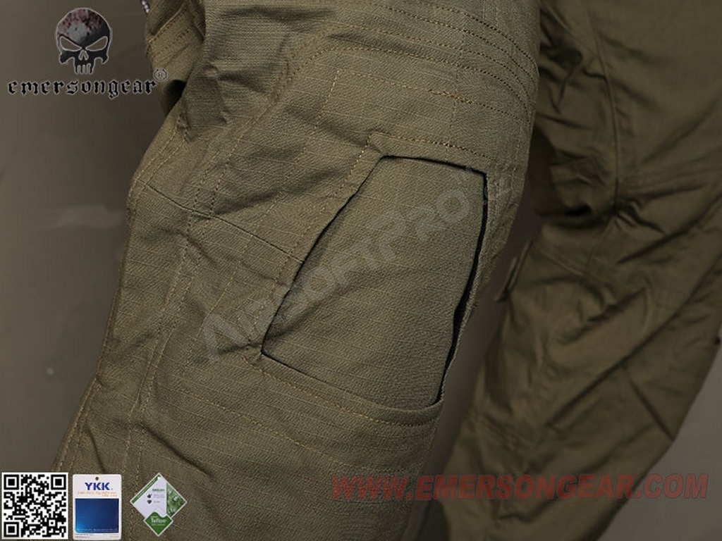 Maskáčové bojové nohavice E4 - Ranger Green [EmersonGear]
