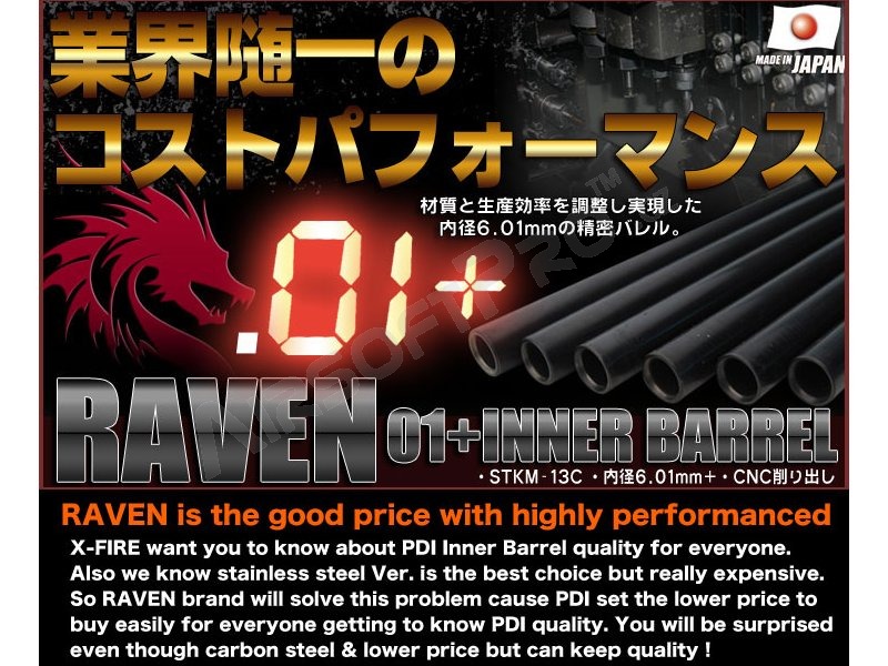 Oceľová hlaveň RAVEN 6,01mm AEG - 690mm [PDI]