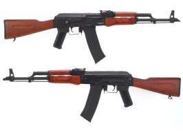 Airsoftová zbraň LT-50 AK-74N ETU - oceľ, pravé drevo [Lancer Tactical]