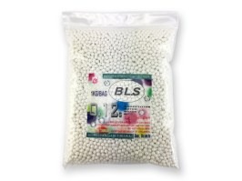 Airsoftové guličky BLS 0,12 g | 8300 ks | 1 kg - biele [BLS]