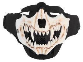 Taktická maska tváre Glory s 3D tesákmi (upgrade) - čierna [Imperator Tactical]
