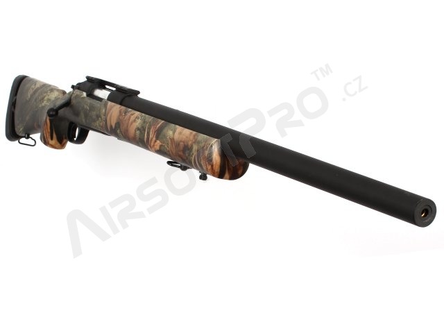 Airsoft sniper M24 - Jungle (potlač lístie), (SW-04S) + UPGRADE 150m/s zdarma [Snow Wolf]
