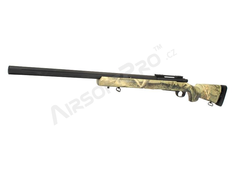 Airsoft sniper M24 Military - Jungle (potlač lístie), (SW-04JS) + UPGRADE 150m/s zdarma [Snow Wolf]
