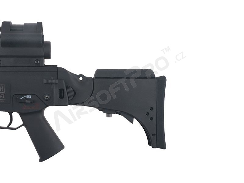 Airsoftová zbraň SA-G13V EBB s optikou, kolimátorom a dvojnožkou, čierna [Specna Arms]