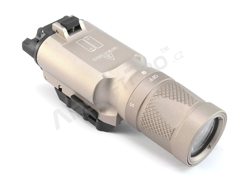 Taktické svietidlo X300-V LED s RIS montážou na zbraň - DE (piesková) [Target One]