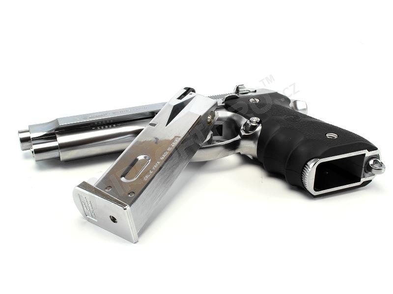 Airsoftová pištoľ M92F Chrome Stainless, plyn BlowBack (GBB) [Tokyo Marui]