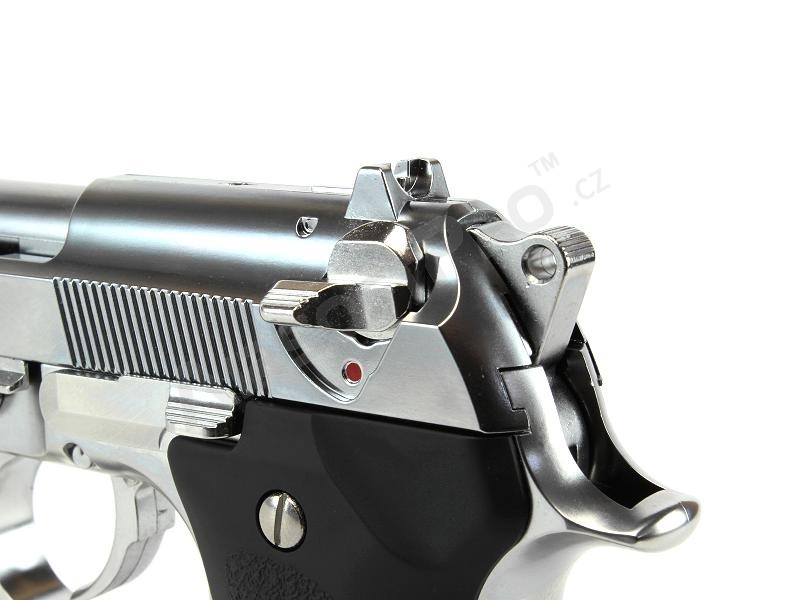 Airsoftová pištoľ M92F Chrome Stainless, plyn BlowBack (GBB) [Tokyo Marui]