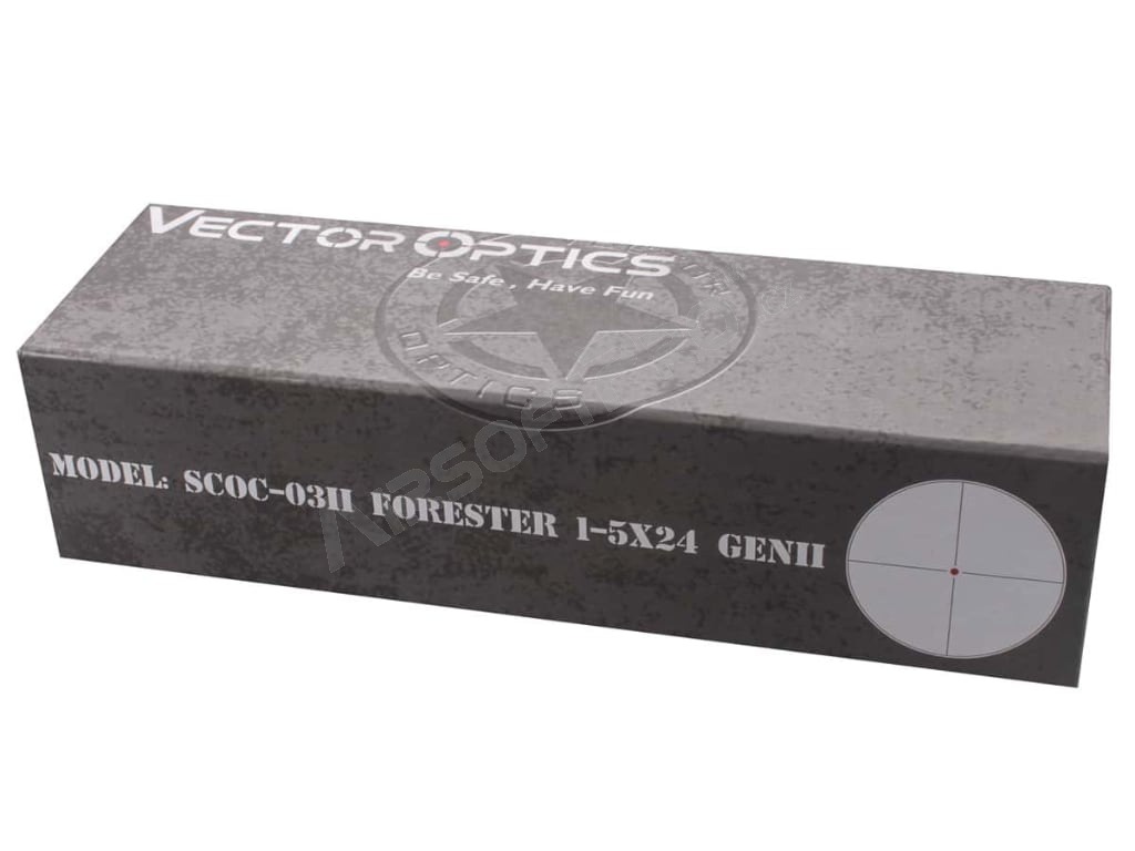 Puškohľad Forester 1-5x24 SFP Gen II - Coyote FDE [Vector Optics]