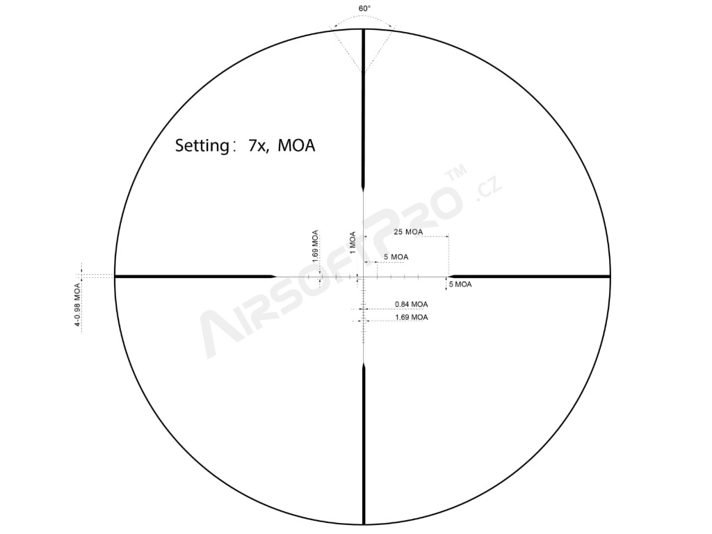 Puškohľad Matiz 2-7x32 MOA [Vector Optics]