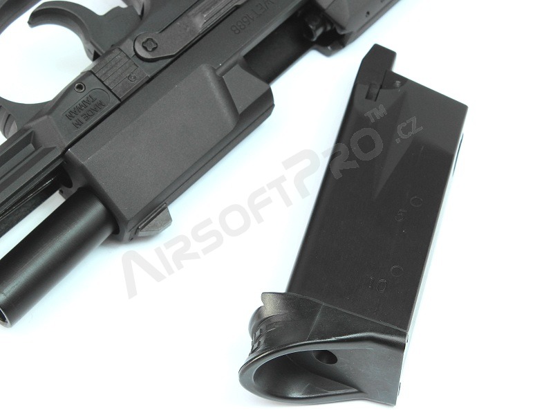 Airsoftová pištoľ E99C - celokov, BlowBack, plyn - čierna [WE]