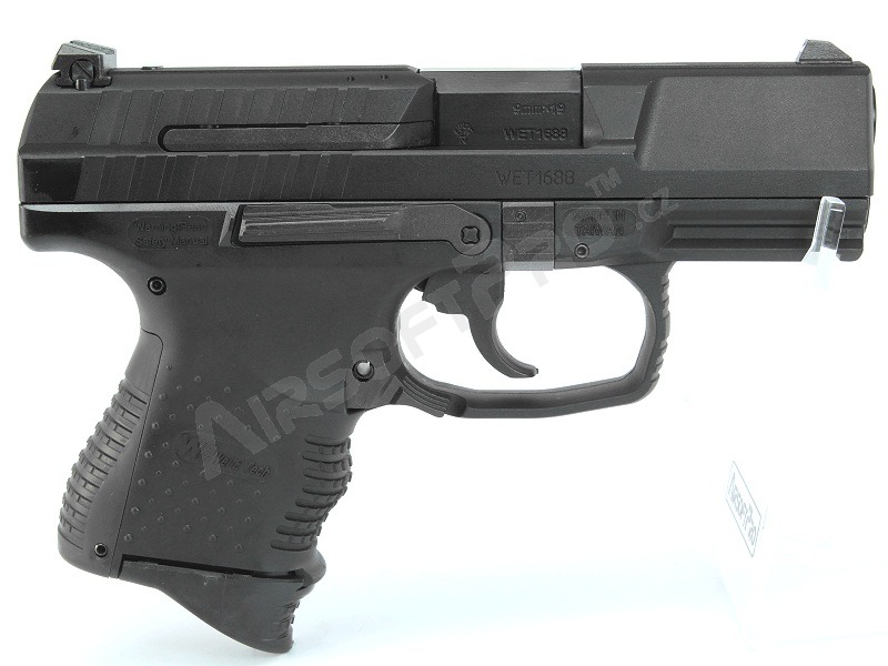 Airsoftová pištoľ E99C - celokov, BlowBack, plyn - čierna [WE]