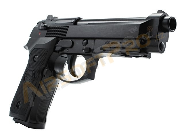 Airsoftová pištoľ M9 A1 Gen 2, čierna, celokov, BlowBack [WE]