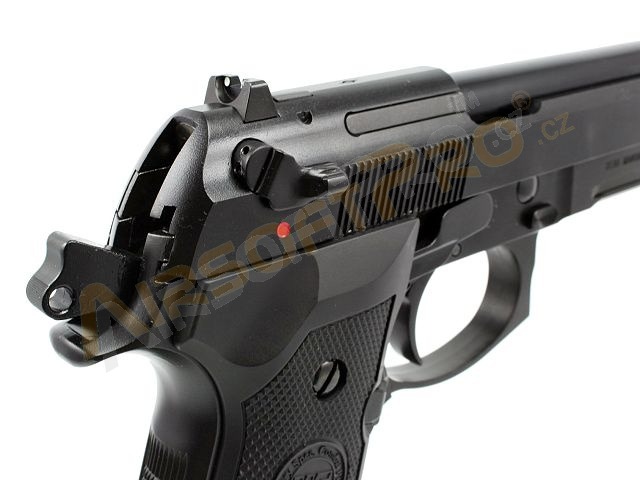 Airsoftová pištoľ M9 A1 Gen 2, čierna, celokov, BlowBack [WE]