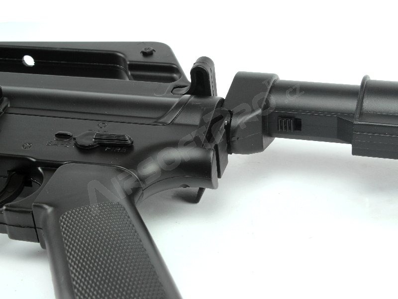 Airsoftová zbraň M16 A4 (S47) + svietidlo + rukoväť, ABS, manuál [Well]