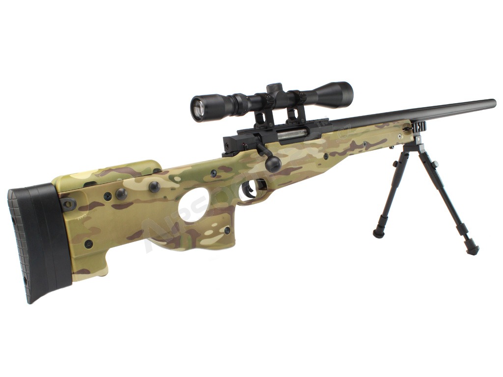 Sniperky Airsoft sniper SAG L96 UPGRADE + puškohľad + dvojnožka