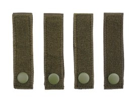 Velcro pásky na MOLLE, 4ks - Zelené [101 INC]