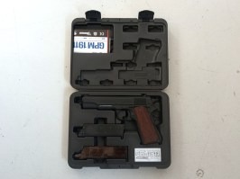 Airsoftová pištoľ GPM1911, celokov, plyn BlowBack (GBB) - čierna - NESPOLEHLIVÉ [G&G]