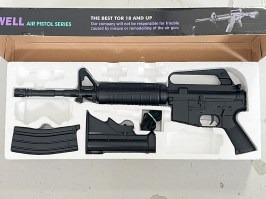 Airsoftová zbraň M4 A1 (S36), ABS, manuál - NEFUNKČNÁ [Well]