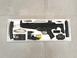 Airsoftová zbraň MP5J Sportline (CM.023) , kompletný set s príslušenstvom - POŠKODENÁ [CYMA]