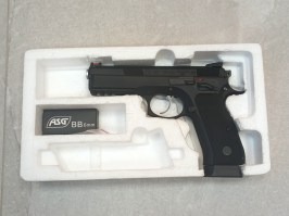 Airsoftová pištoľ CZ 75 SP-01 SHADOW - plyn, BlowBack, kovový záver - VRÁTENÁ [ASG]