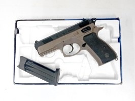 Airsoft pištole CZ 75D Compact - DualTone FDE - VRÁTENÁ [ASG]